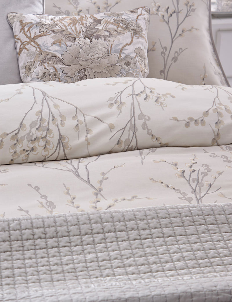 Laura Ashley pure cotton sateen pussy willow bedding set, imported from the UK
