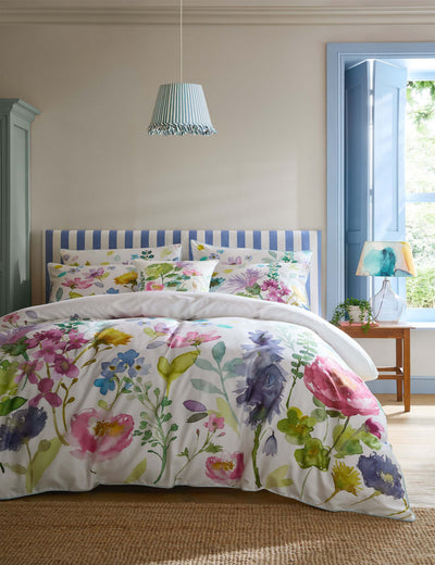 M&S Bluebellgray Pure Cotton Sateen Tetbury Bedding Set- Buy online at McGrocer