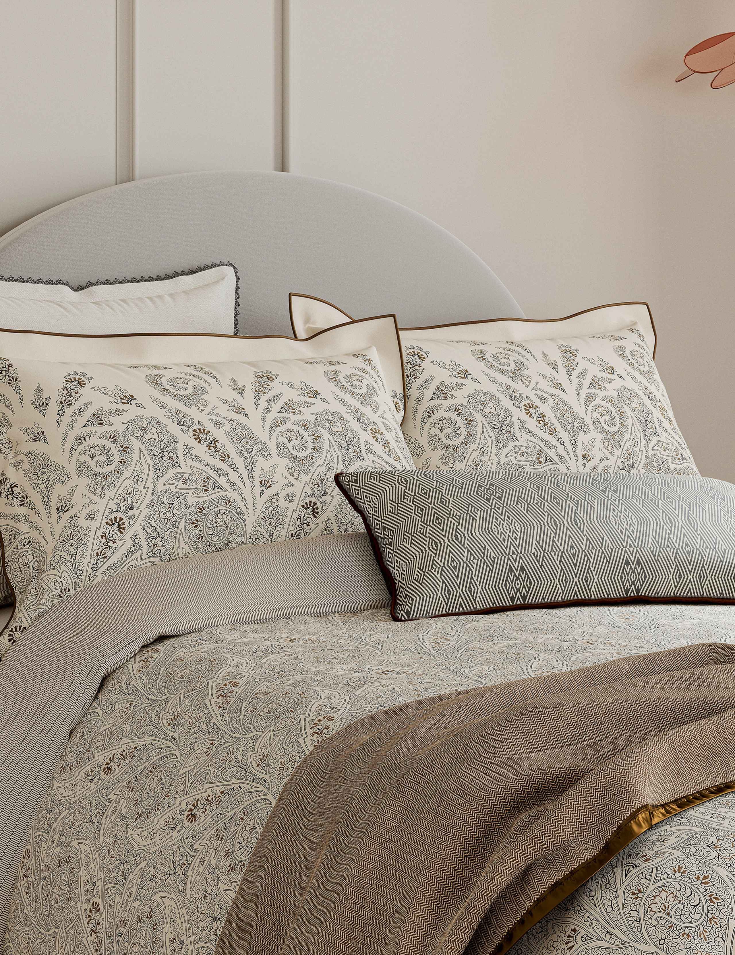 Bedeck of Belfast pure cotton sateen Umma bedding set - British product