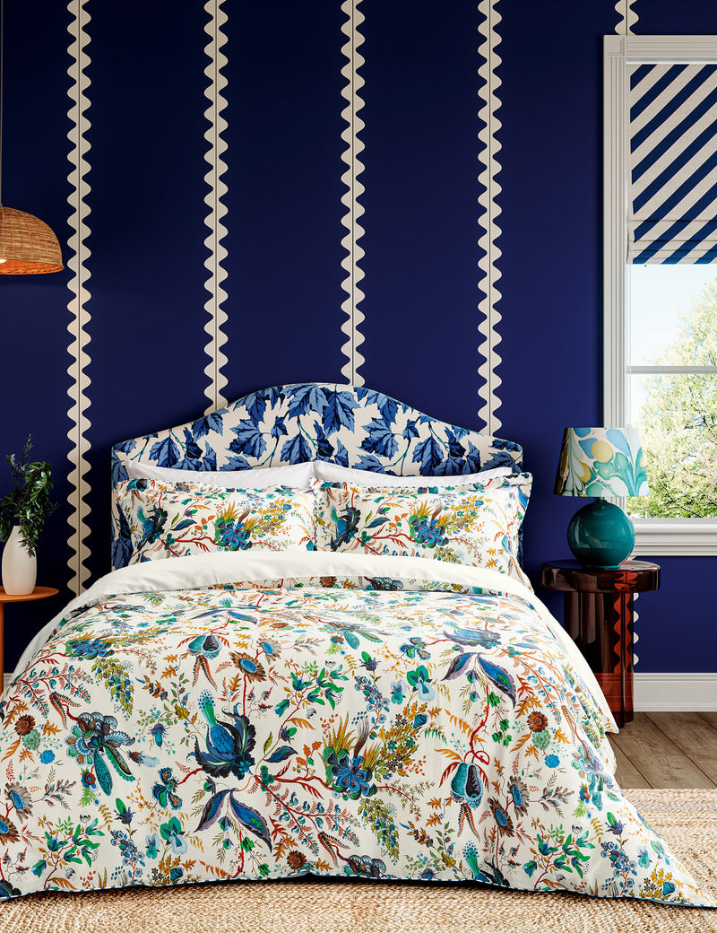 Harlequin Pure Cotton Sateen Wonderland Floral Bedding Set, imported from the UK