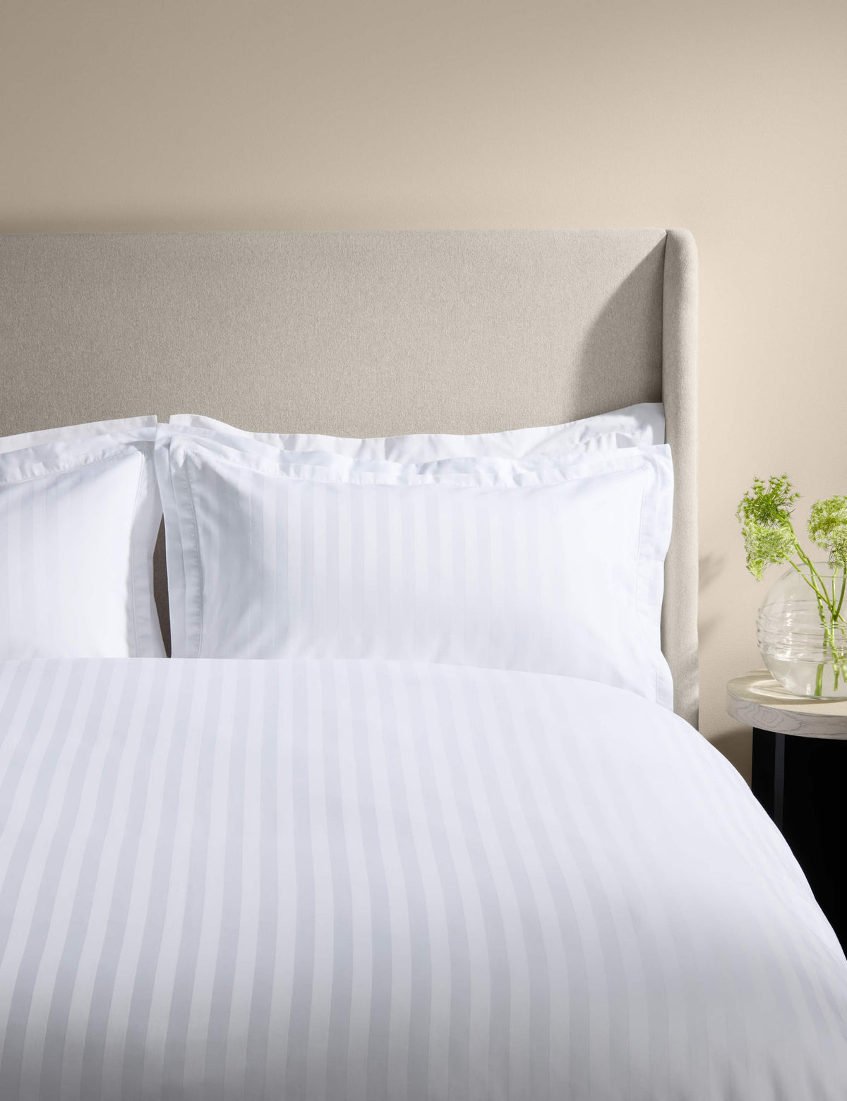 M&S Kelly Hoppen satin striped bedding set, imported from the UK
