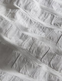 Pure cotton seersucker bedding set, striped pattern - British product