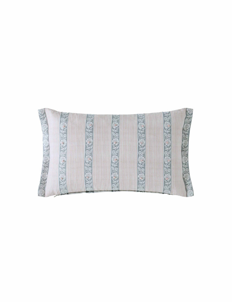 Laura Ashley Semington cushion floral striped 30x50 cm, UK version