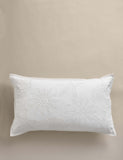 Pure cotton broderie bolster cushion 60 cm - British product