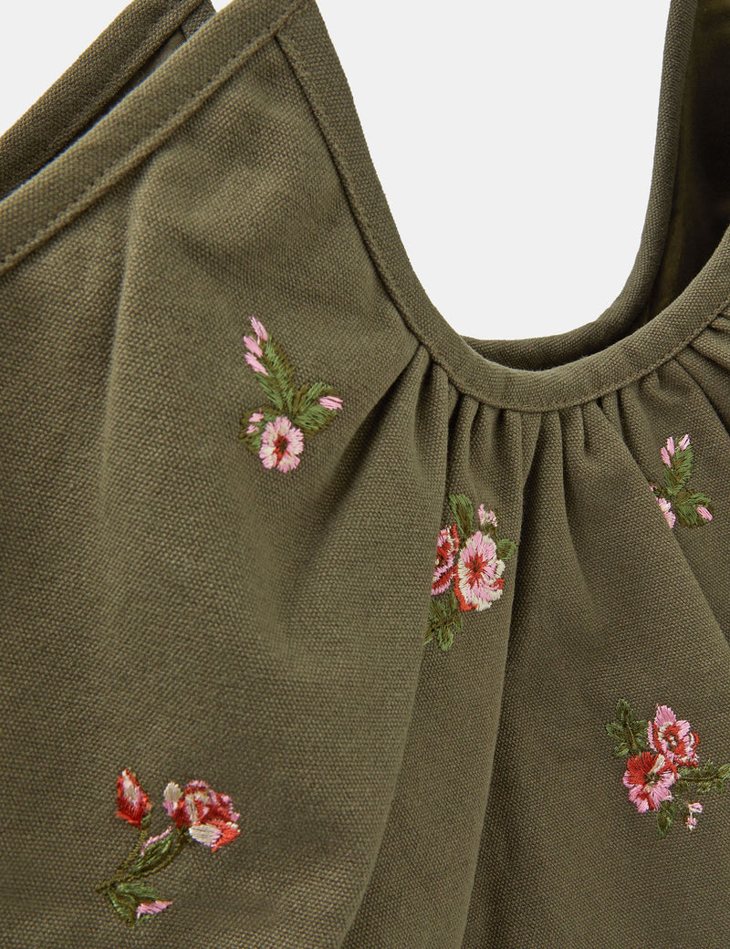 Accessorize embroidered cotton shoulder bag (British brand)
