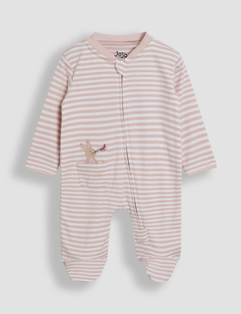 JoJo Maman Bébé baby sleepsuit 0-18 months, imported from the UK