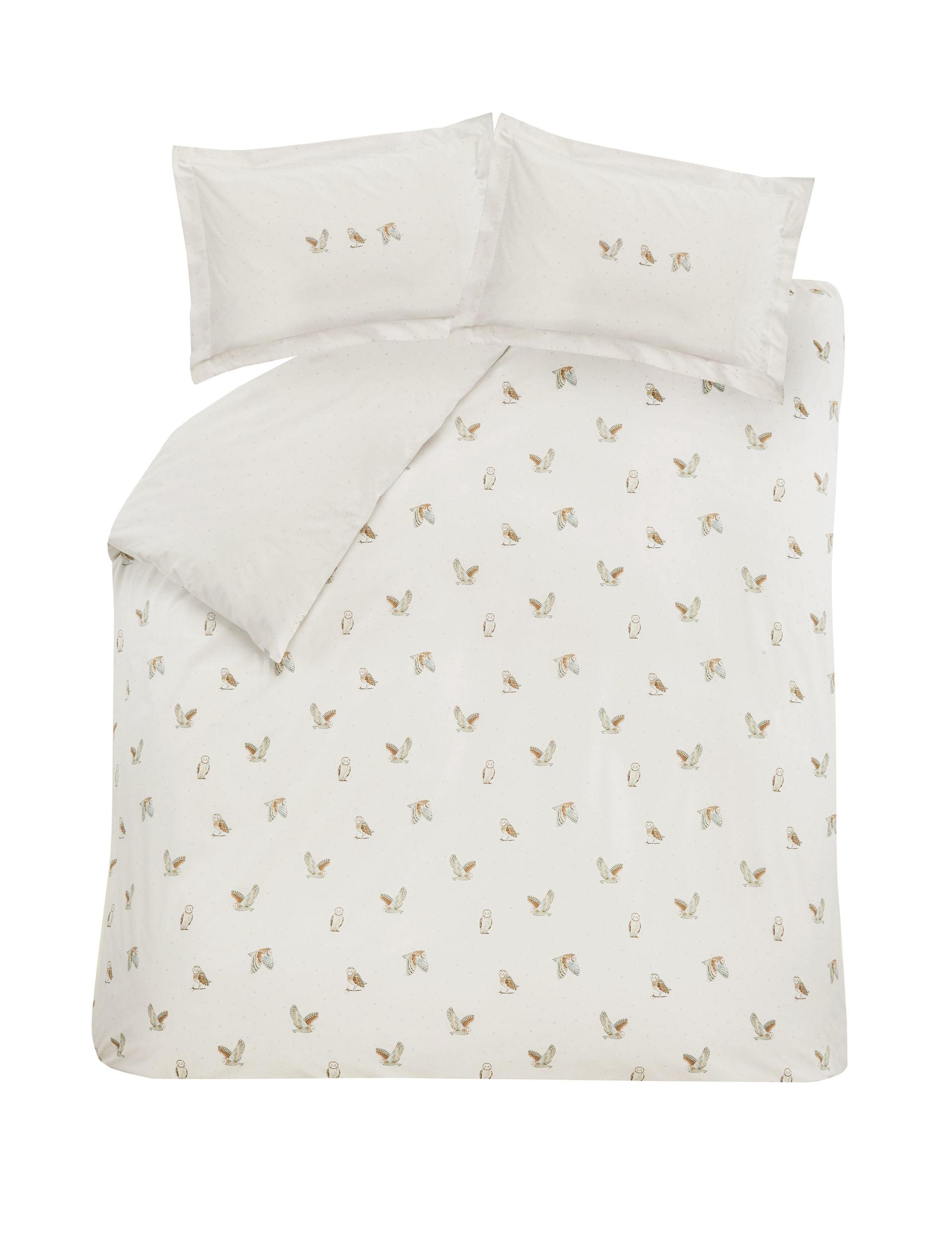 Sophie Allport snowy owls bedding set, pure cotton (British brand)