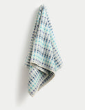 Pure Cotton Spotty Striped Bath Towel, imported from the UK