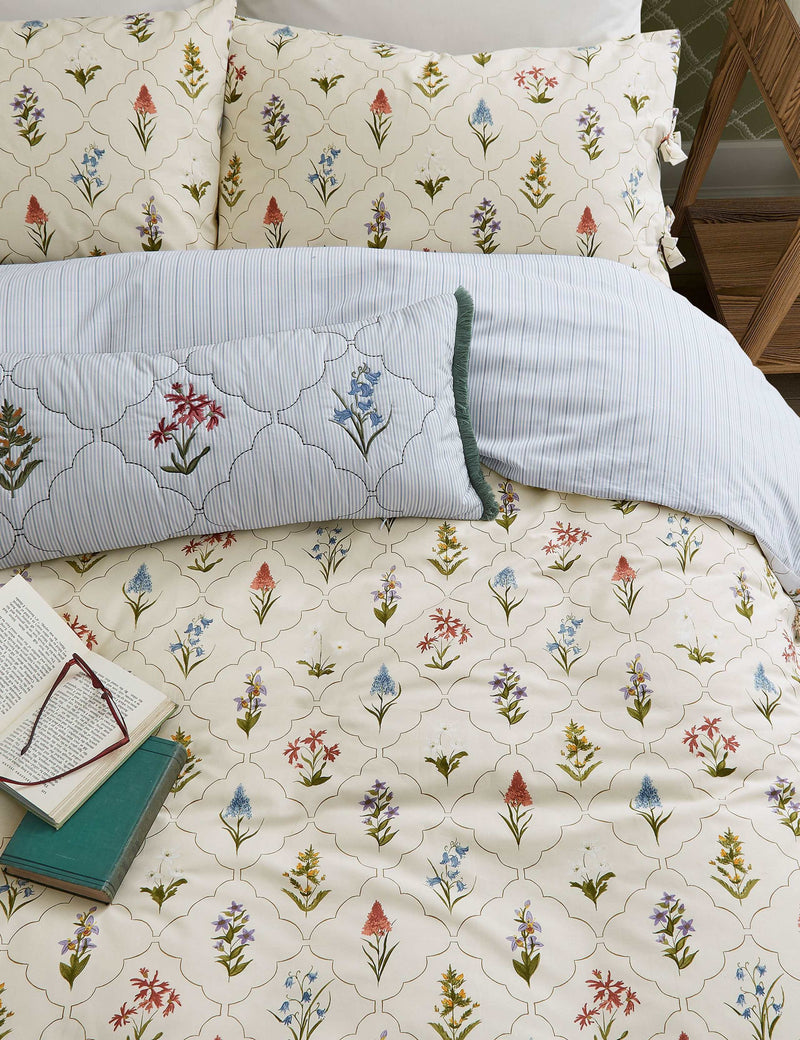 Sanderson pure cotton floral bedding set - British product