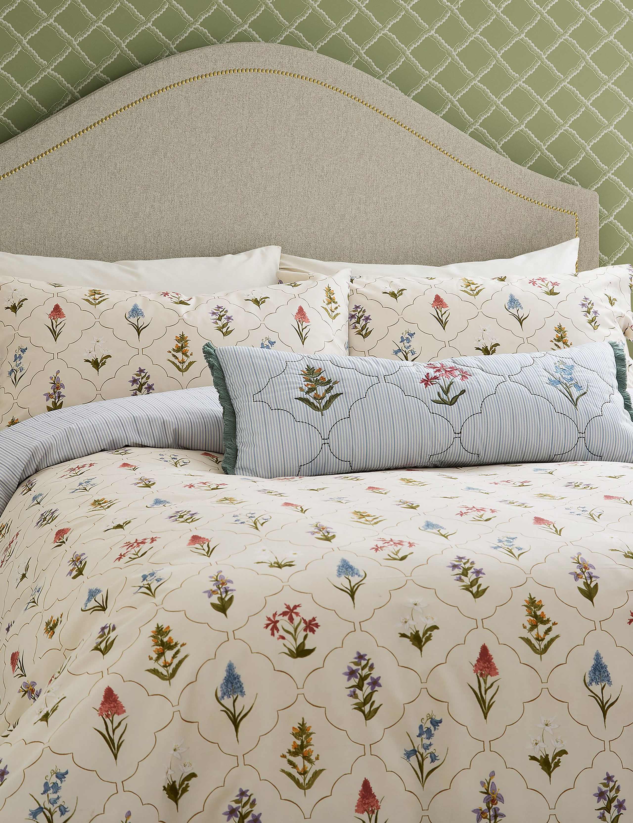 Sanderson pure cotton floral bedding set - British product