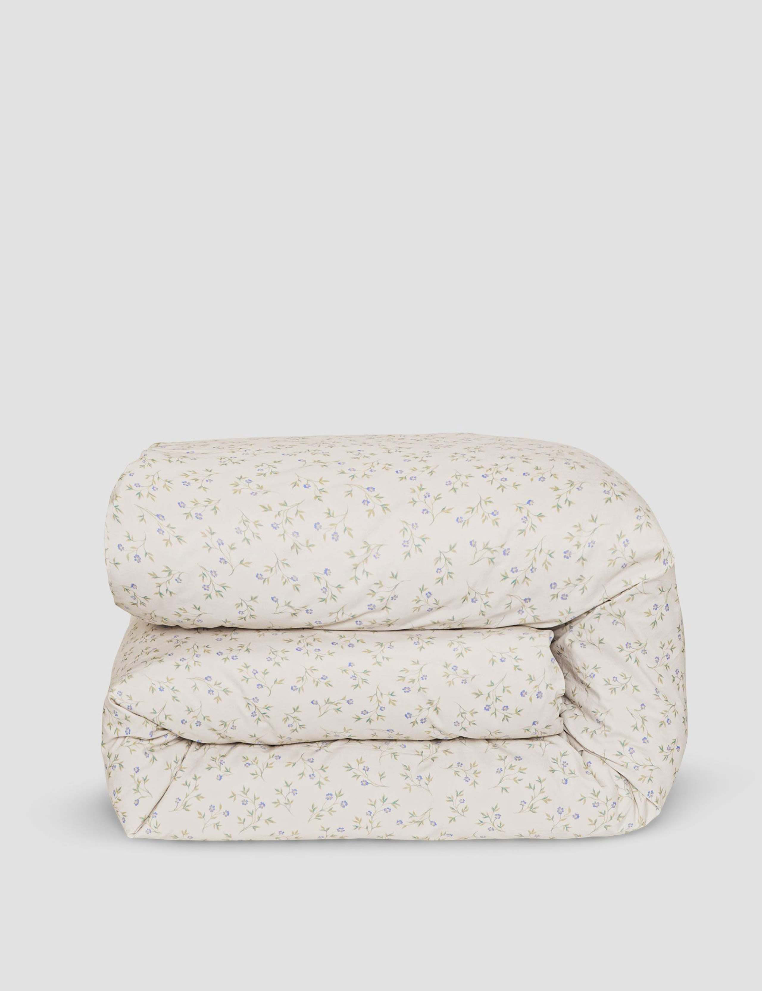 Piglet in Bed pure cotton duvet cover spring sprig, UK version