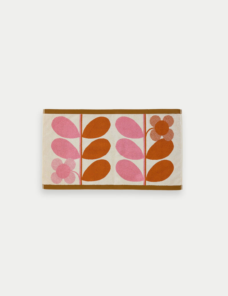 Orla Kiely Stem Bloom Bath Mat, imported from the UK