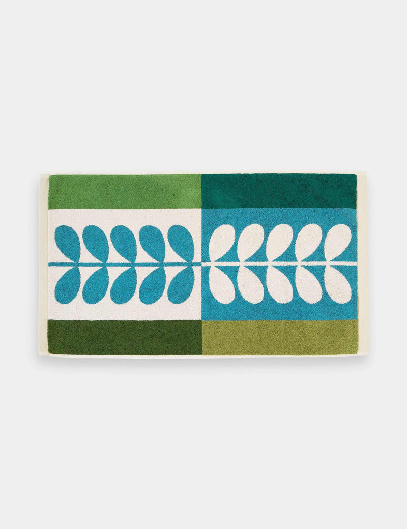 Orla Kiely stem check bath mat 90x50 cm, imported from the UK