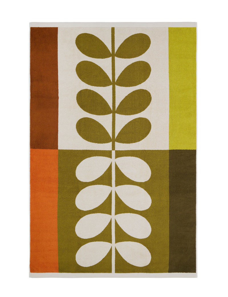 Orla Kiely pure cotton stem check towel, 100% cotton - British product