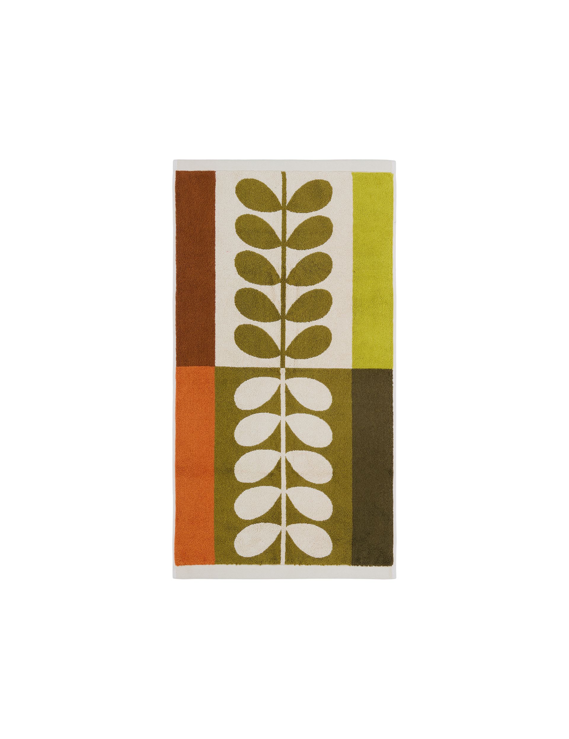 Orla Kiely pure cotton stem check towel, 100% cotton - British product
