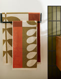 Orla Kiely pure cotton stem check towel, 100% cotton - British product