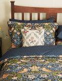 Morris & Co Strawberry Thief bedding set, UK version