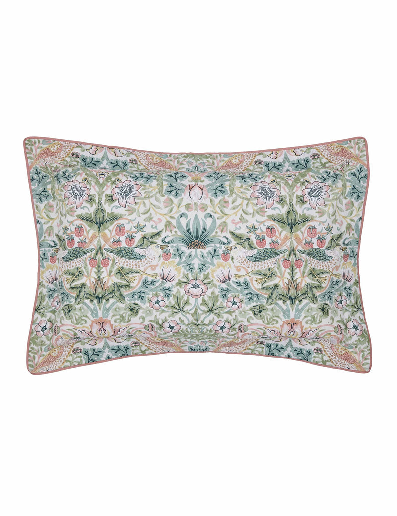 Morris & Co Strawberry Thief Cochineal bedding set (British brand)