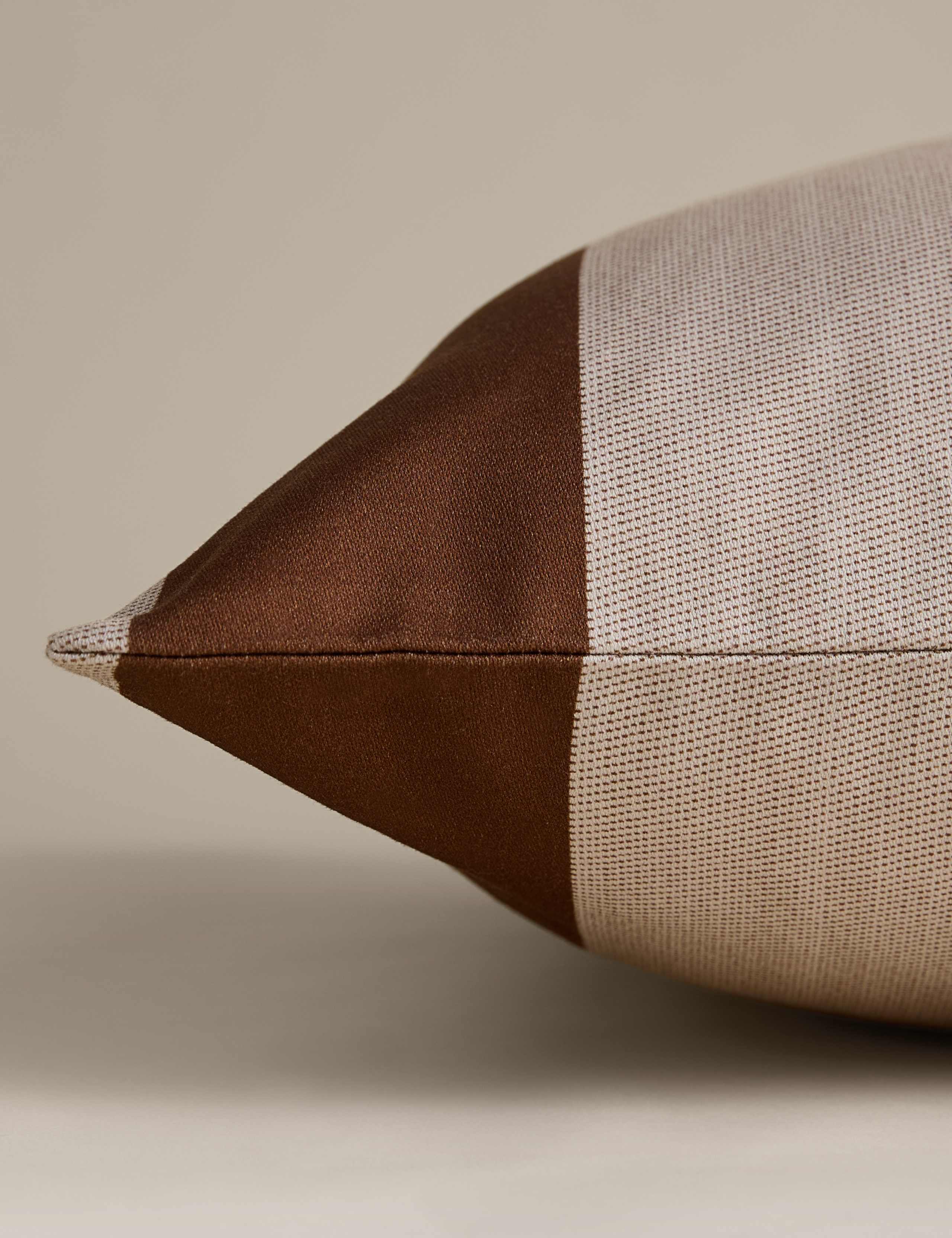 Pure cotton stripe cushion cover 50x50 cm - British product