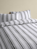 Pure cotton striped bedding set 180 thread count, UK version