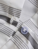 Pure cotton striped bedding set 180 thread count, UK version