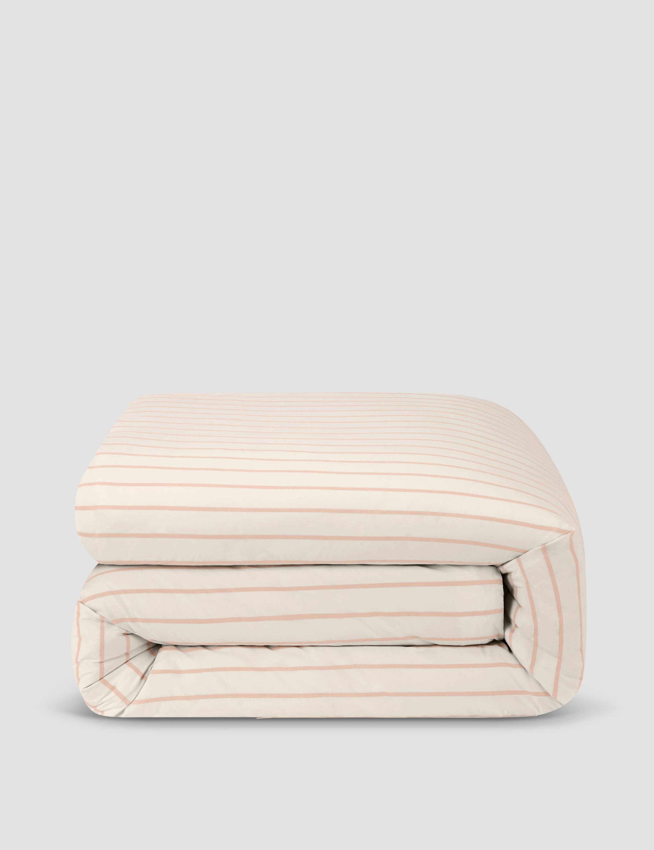 Piglet In Bed pure cotton striped duvet cover, imported from the UK