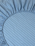 Piglet in Bed pure cotton striped fitted sheet, UK version