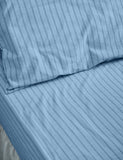 Piglet in Bed pure cotton striped fitted sheet, UK version