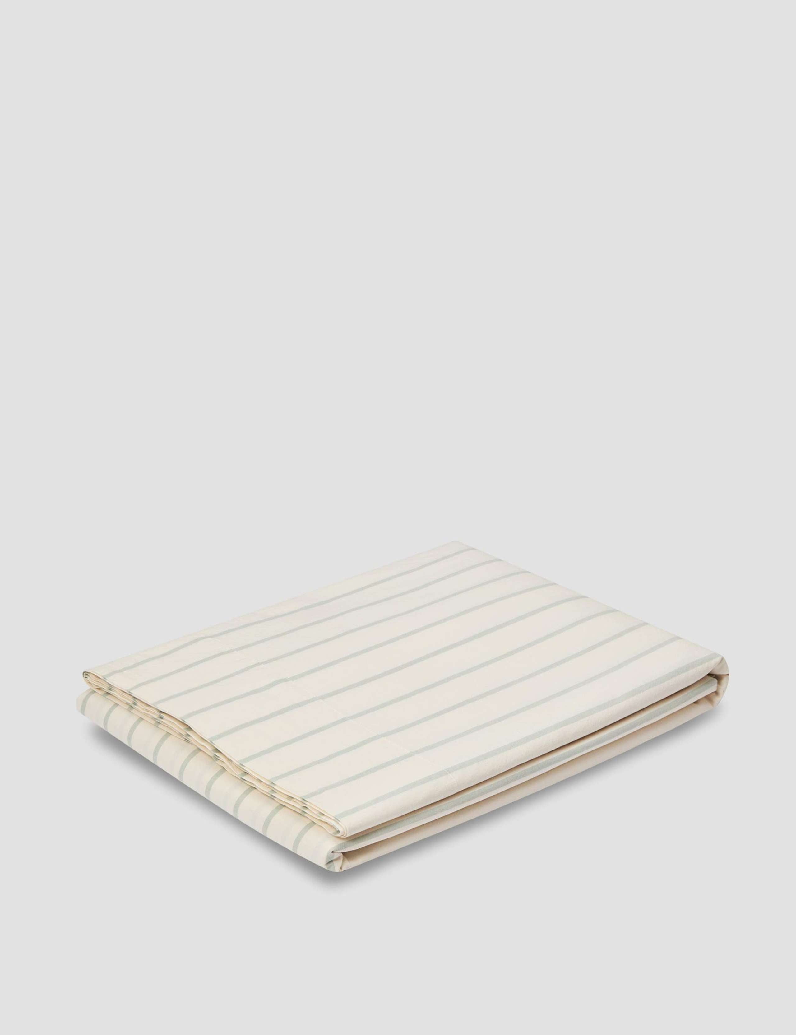 Piglet in Bed striped flat sheet (British brand)