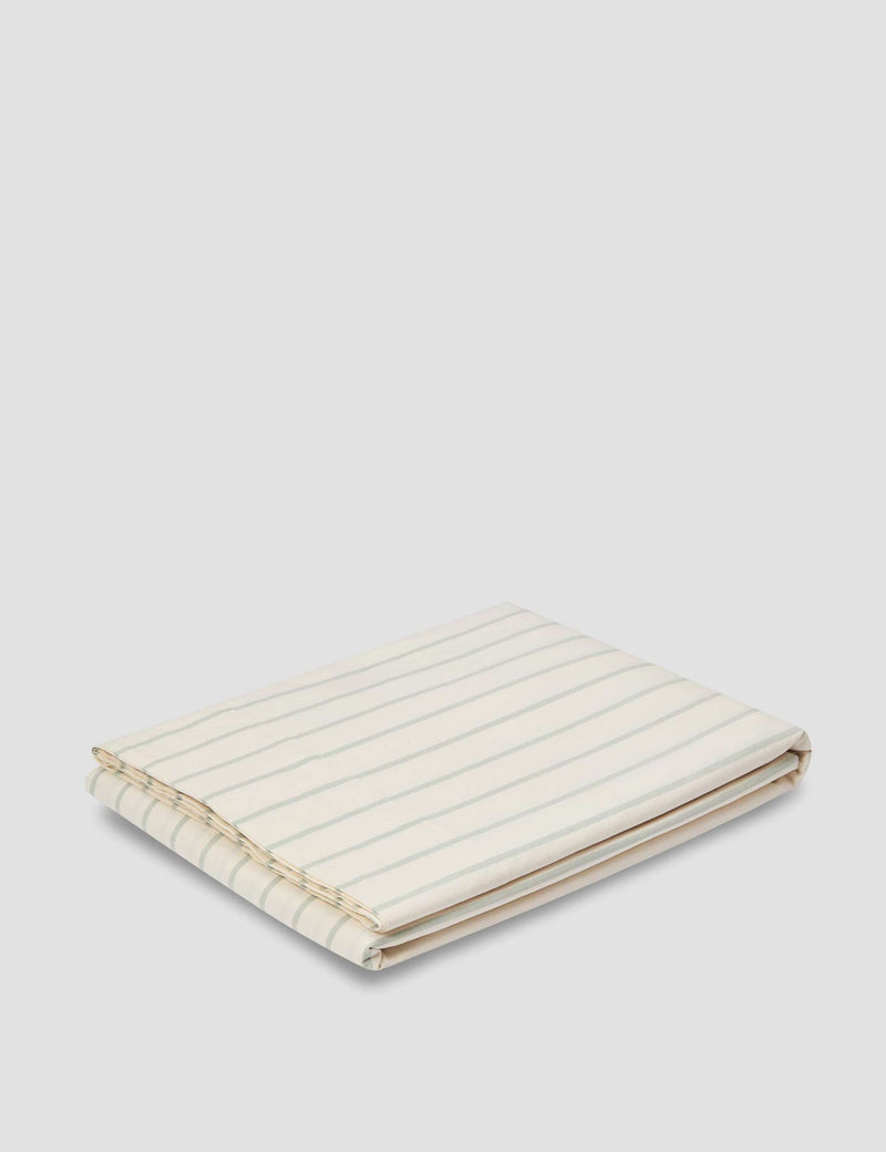Piglet in Bed striped flat sheet (British brand)