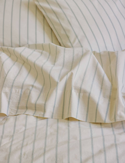 M&S Piglet In Bed Pure Cotton Striped Flat Sheet- Buy online at McGrocer
