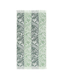 William Morris striped floral towel, UK version