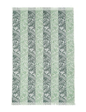 William Morris striped floral towel, UK version