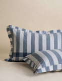 Pure cotton striped gingham bedding set - British product