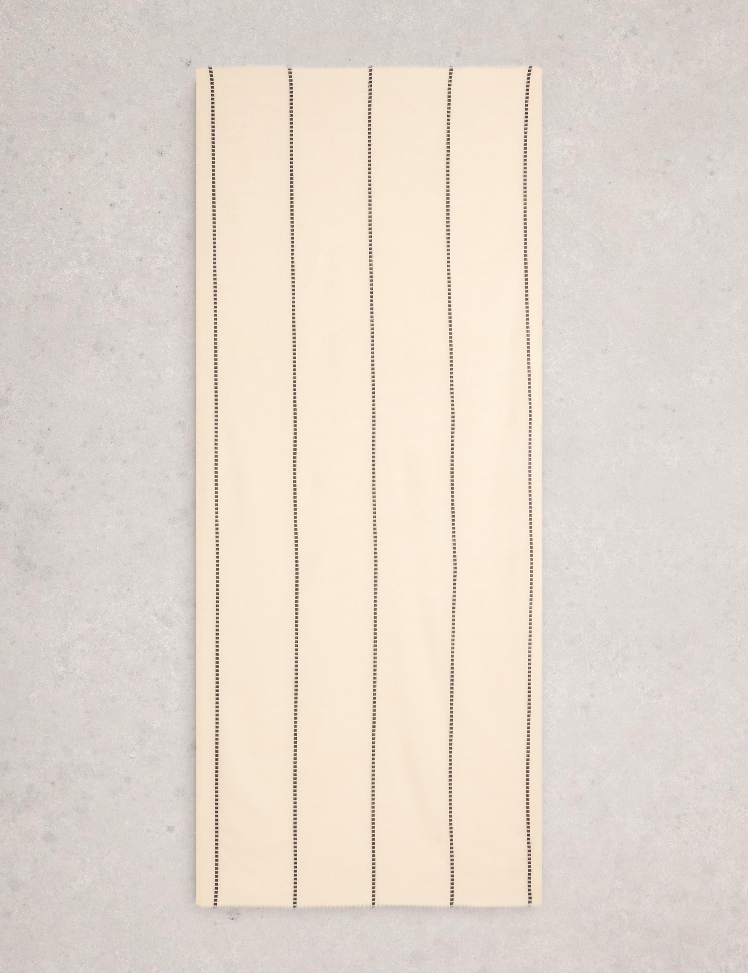 White Stuff pure cotton striped scarf, imported from the UK