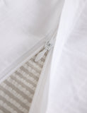 Pure cotton striped seersucker bedding set, UK version