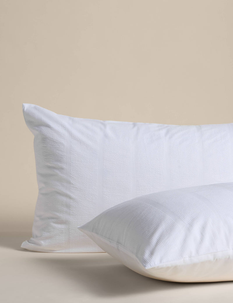 Pure cotton striped seersucker bedding set, UK version