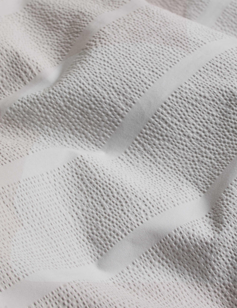 Pure cotton striped seersucker bedding set, UK version