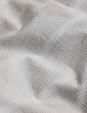 Pure cotton striped seersucker bedding set, UK version