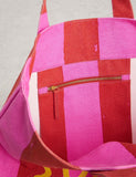 White Stuff pure cotton striped tote bag - British product