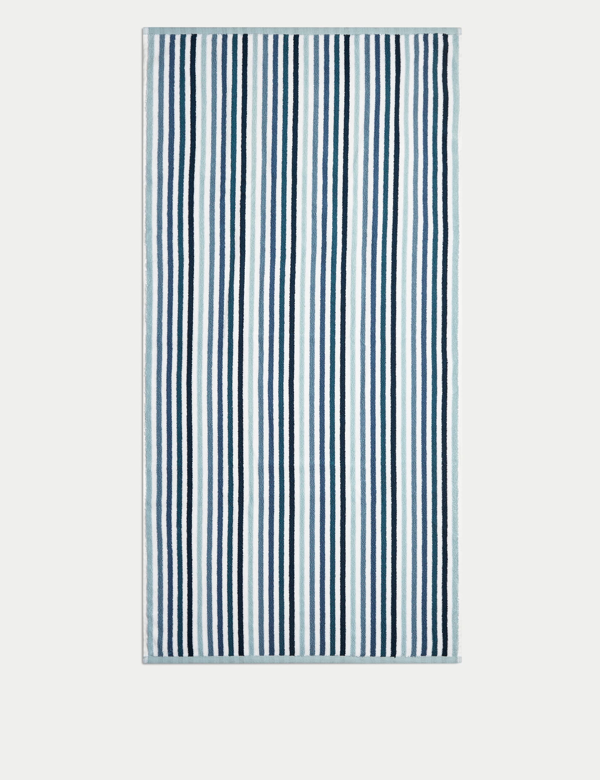 Pure cotton striped bath towel, imported from the UK