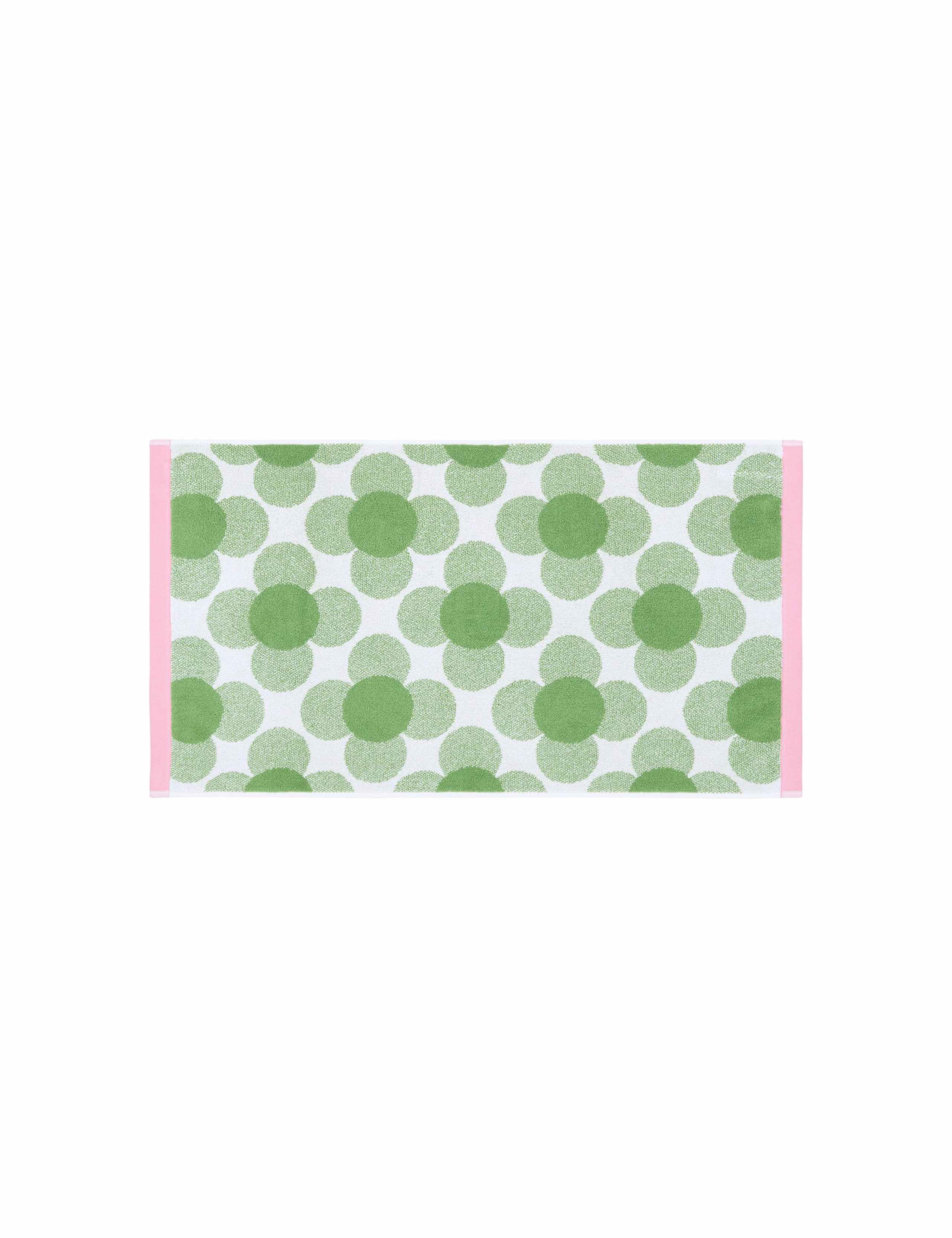Orla Kiely pure cotton bath mat with sunflower motif - British product