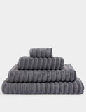 Pure Cotton Super Plush Ribbed Bath Towel