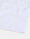Pure Cotton Super Plush Ribbed Bath Towel, imported from the UK