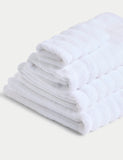 Pure Cotton Super Plush Ribbed Bath Towel, imported from the UK