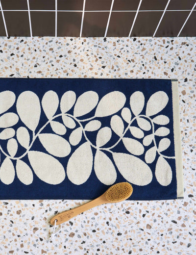 M&S Pure Cotton Sycamore Stripe Bath Mat- Buy online at McGrocer