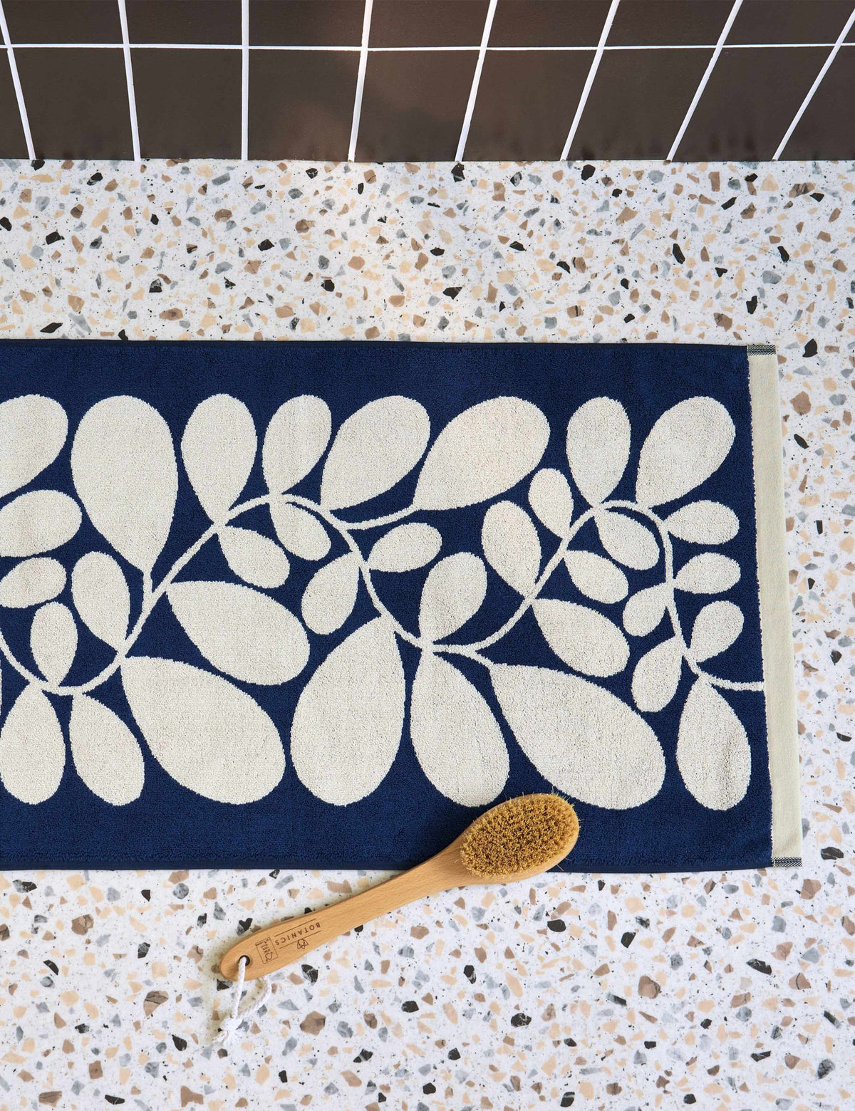 Pure Cotton Sycamore Stripe Bath Mat