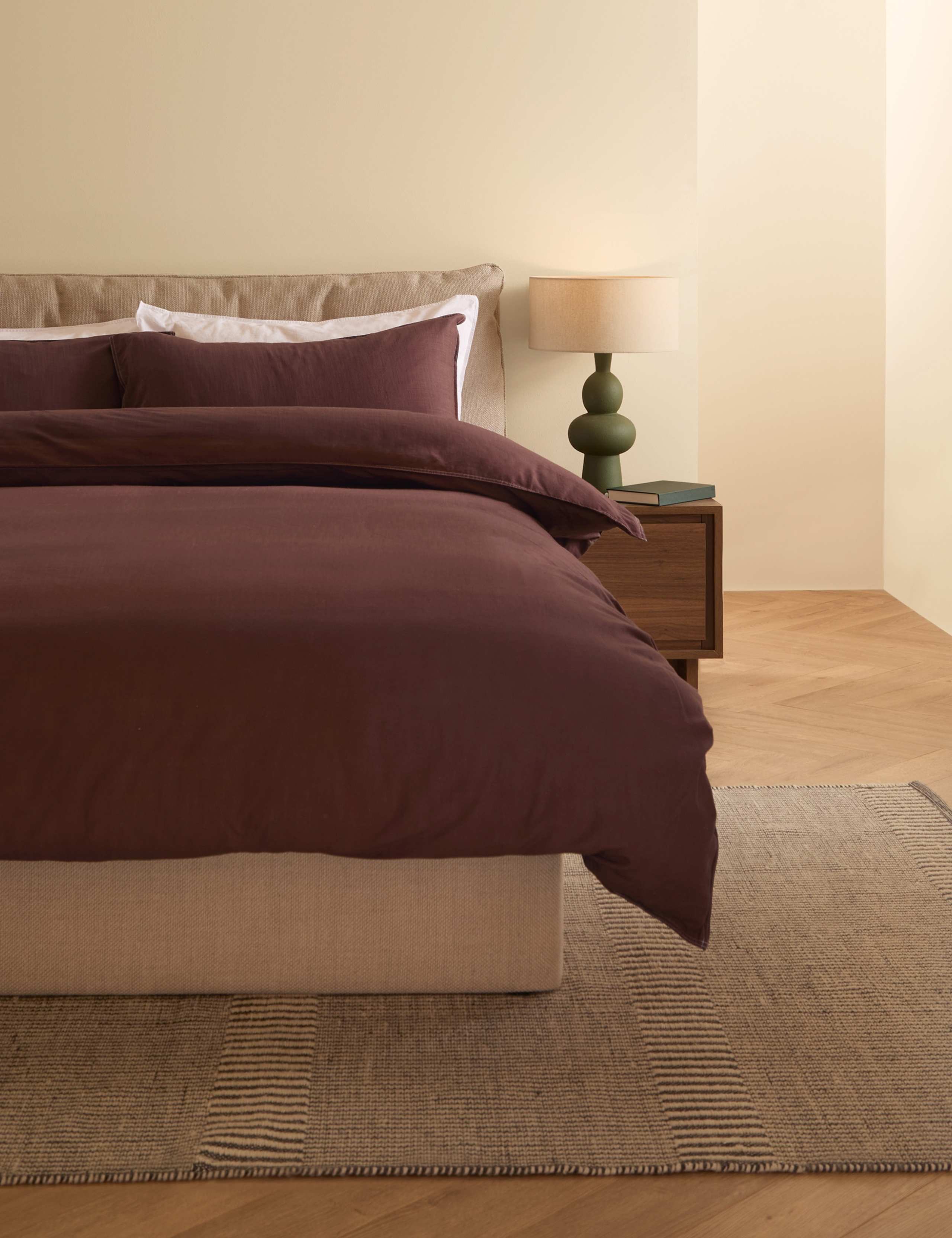 MADE pure cotton textured bedding set (British brand)