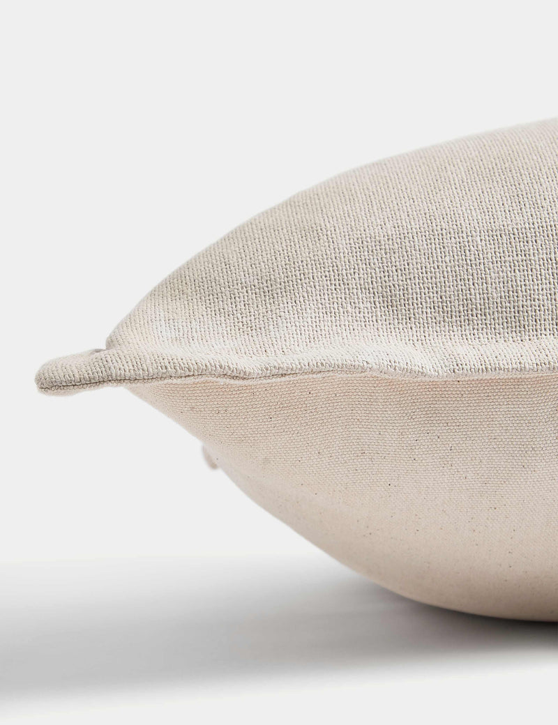 Pure cotton textured cushion 50cm square - British product