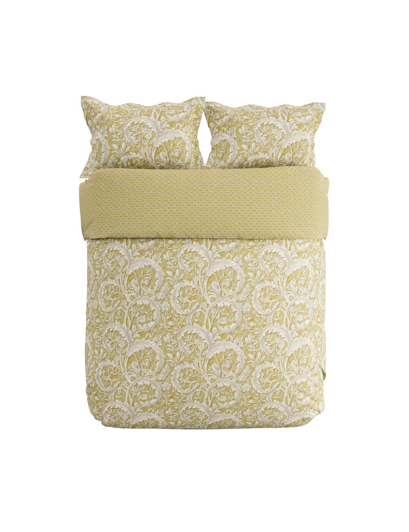 Sanderson pure cotton Tila Lime bedding set, UK version